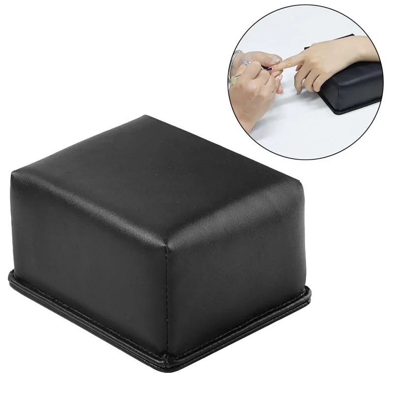 

Square Nail Arm Rest Cushion Nail Art Design Elbow Rest Pad Hand Pillow PU Leather Nail Arm Hand Rest Cushion Elbow Support Pad