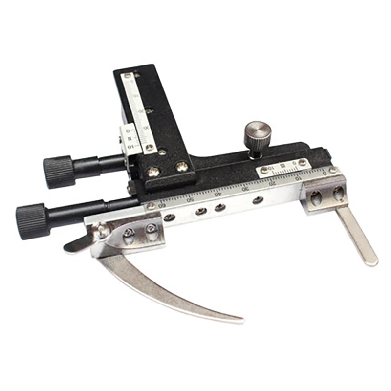 Microscoop Beweegbare podiumschuifmaat met schaal Bevestigbaar mechanisch podium X-Y Zeer nauwkeurige vernier Biologische testeraccessoire