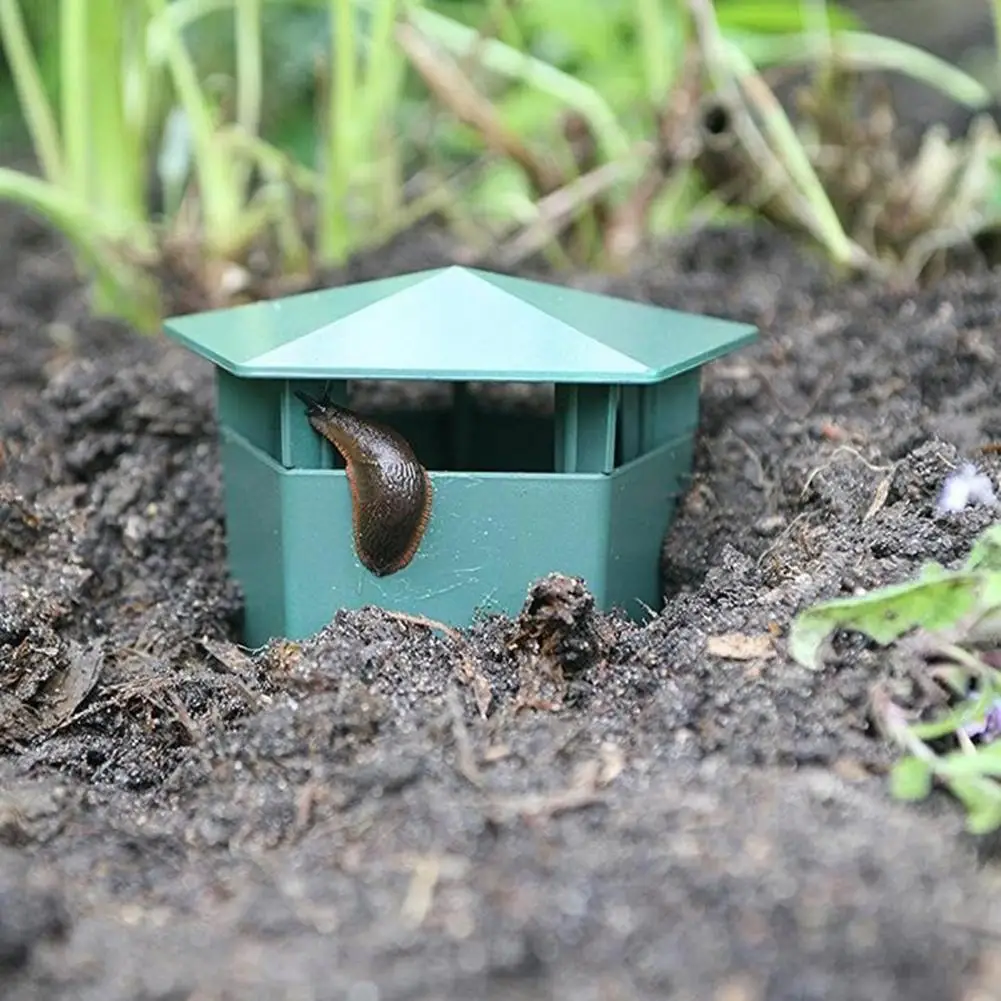 4 Pcs 12*10cm Snail Trapper Box Garden Farm Protector Slug Snail Traps Environmentally Friendly Slug Catcher For Garden Yard