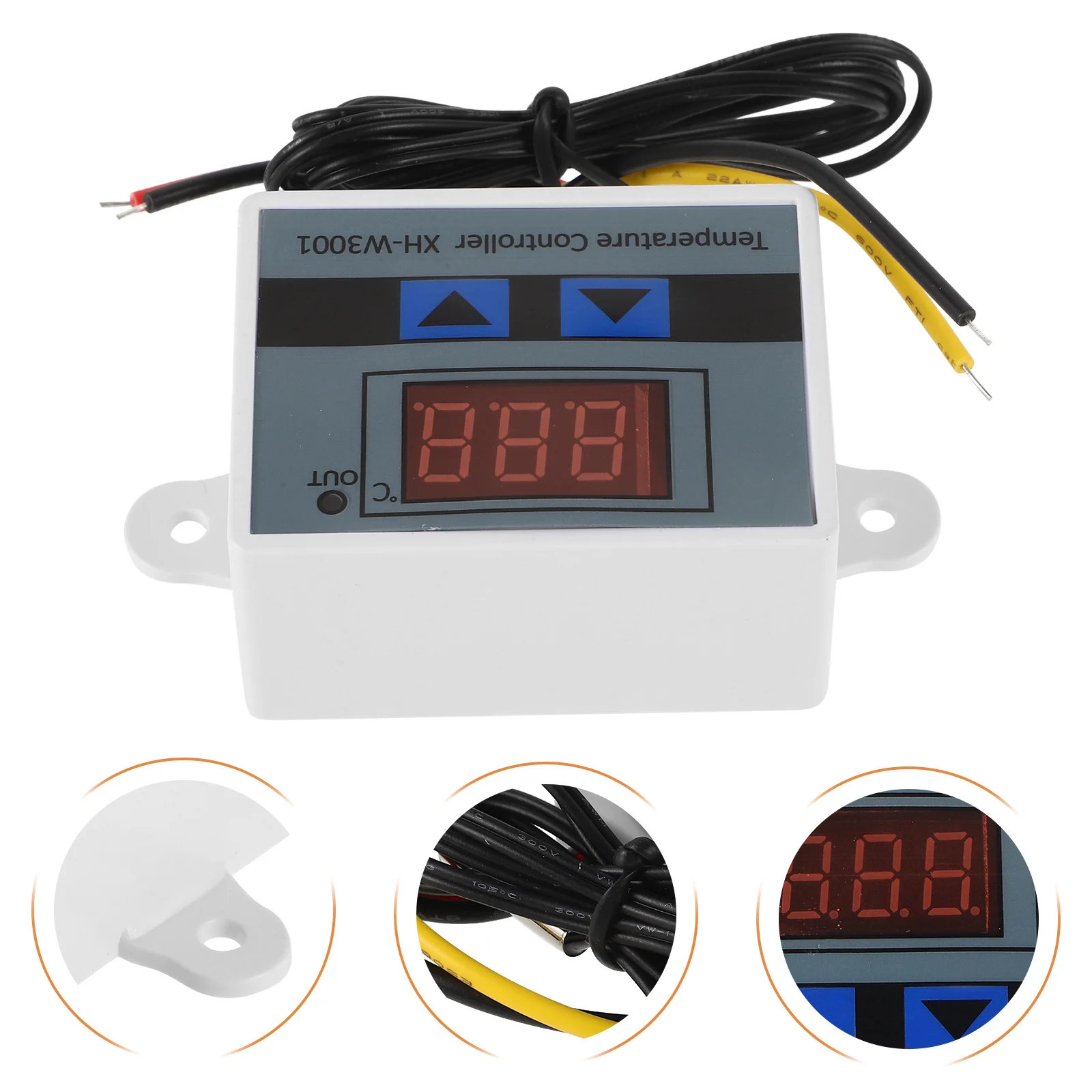 

Digital Temperature Controller Programmable Heating Cooling Thermostat Microcomputer Sensor Range -50 to 110 Degree Precise