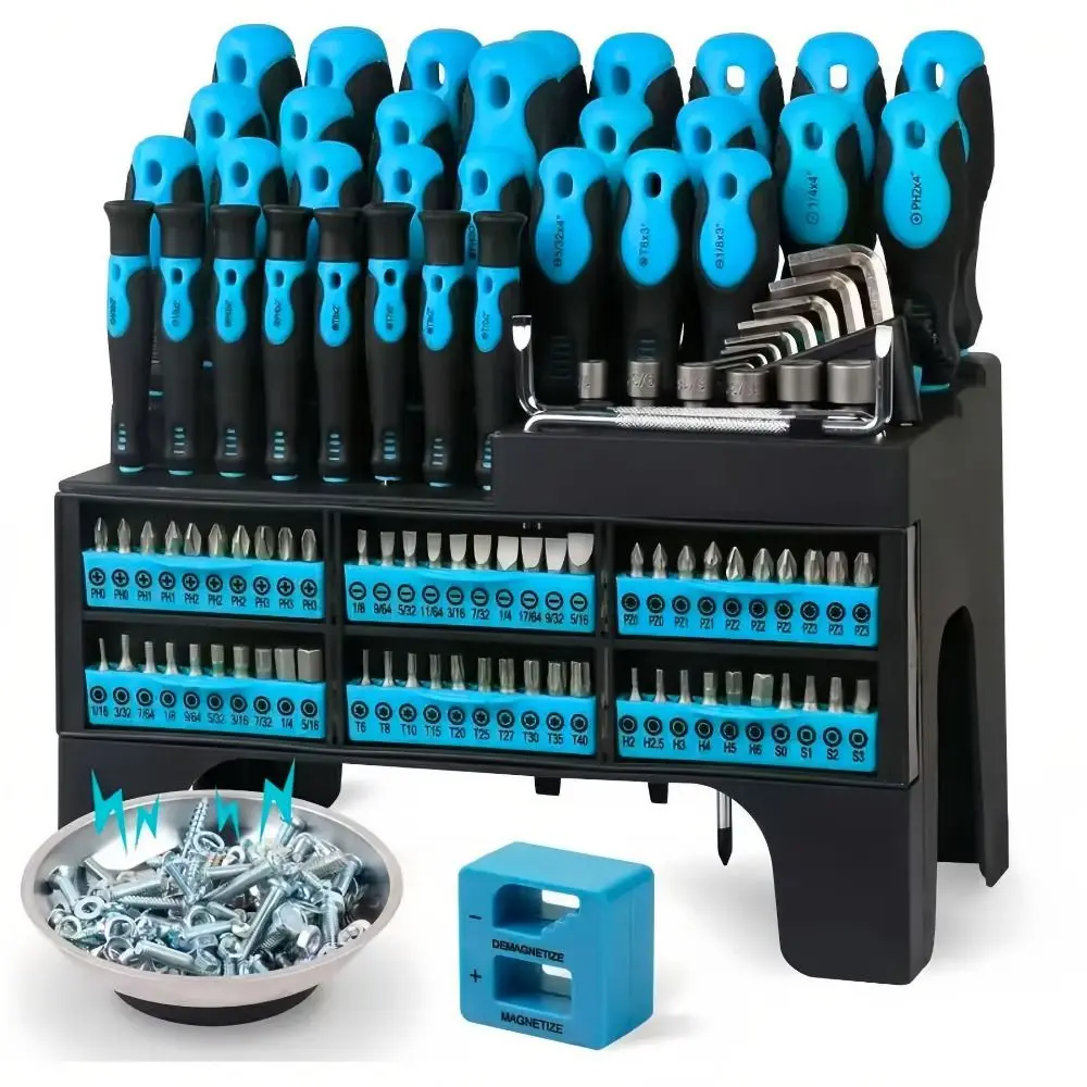 

118PCS Magnetic Screw Driver Bits Bit Set Nut Driver Screwdrivers Set Multi-size Magnetic Tool Bowl Manual Maintenance Tool