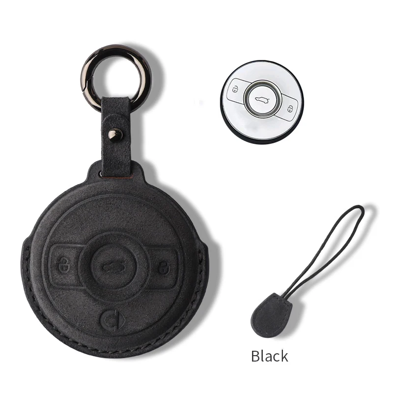 

1 шт., автомобильное кольцо, чехол для автомобильного ключа, защитный чехол для брелока, аксессуары для Mercedes-Benz SMART Elf, набор ключей 1 Barbos Smart