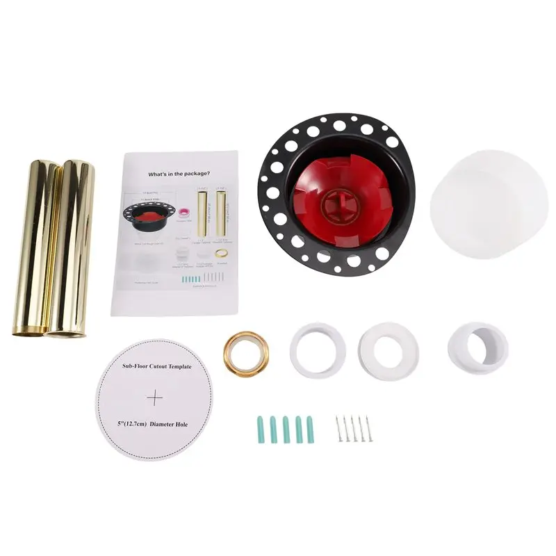 ABVA-For Noncombustible Buildings PVC Island Tub Drain FR 30 PSI Test Kit-Rough-In Fits 8-Or 10-Inch Joists