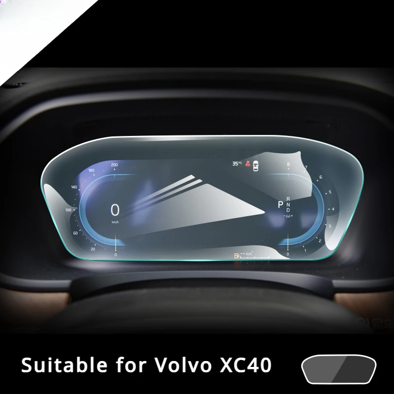 

For Volvo XC40 LCD Dashboard Screen TPU Protective Film Anti-scratch Speedomete interior Car Accessories