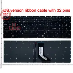 US laptop keyboard AN515-51  for Acer Nitro 5 AN515 AN515-52 AN515-53 notebook Keyboard black with Backlit