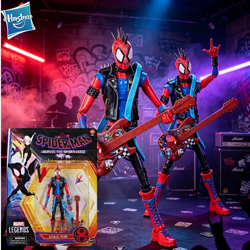 【EN STOCK】Figura de acción de Hasbro Spider Man Across the Spider Verse, modelo de estatua de Hobie Brown Toys, muñeco para niños, regalo de juguete