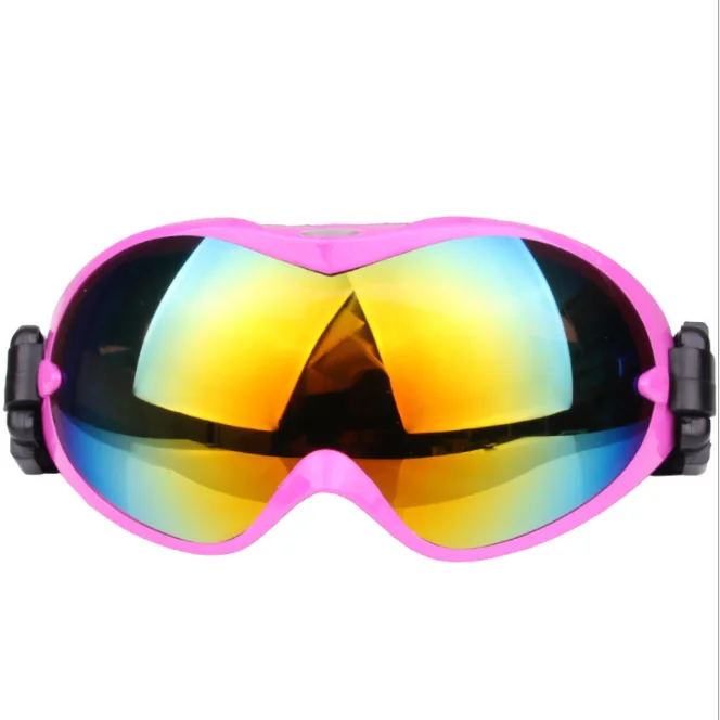 Adult Snowboard Ski Goggles Double Layer UV400 Skiing Sunglasses Plated Motocross Off Road Glasses