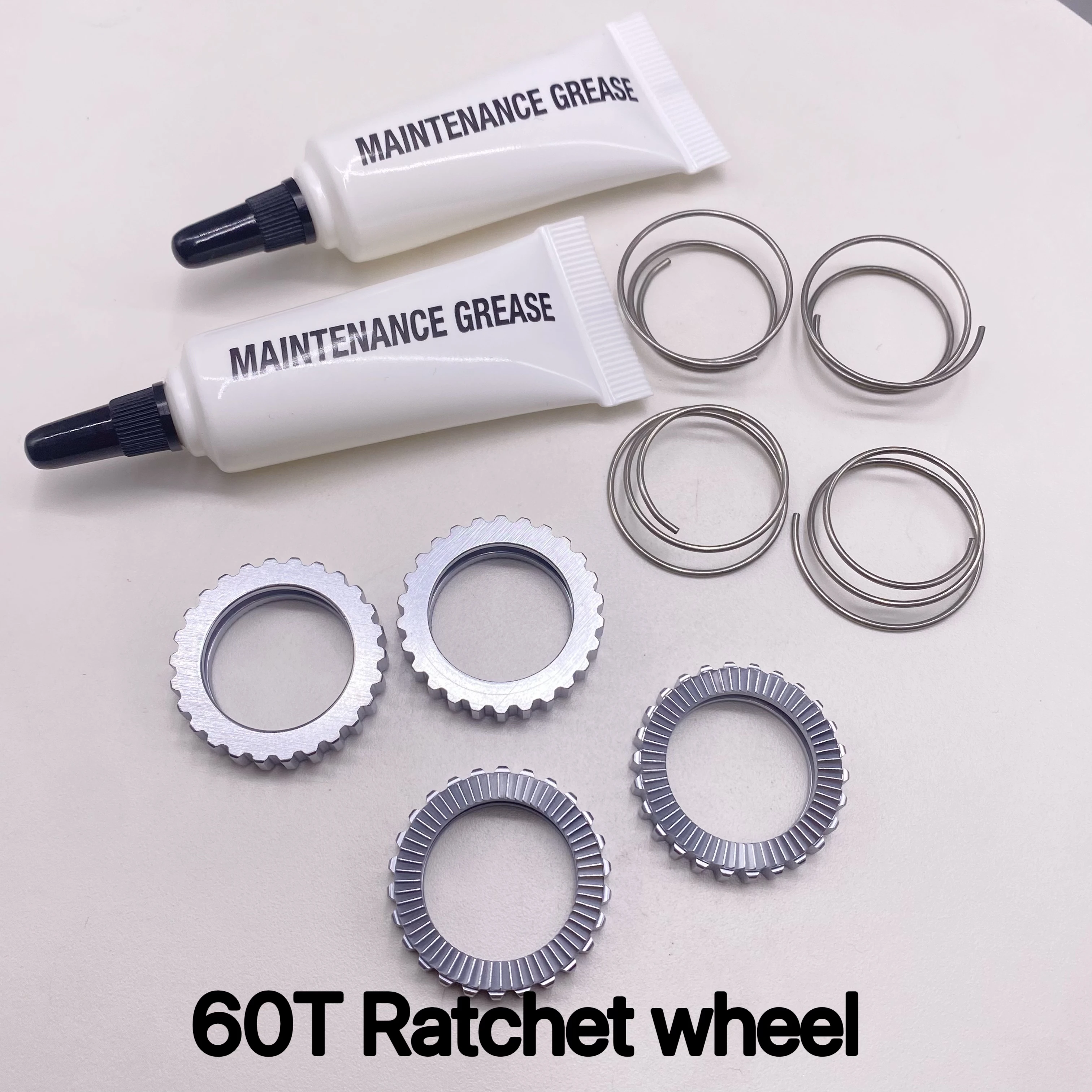 Bicycle Service Kit Hub for Swiss MTB, Bicycle Parts, Ratchet Star, SL 60 Teeth,Fordt 60T Ratchet With Two Springs And One Oil