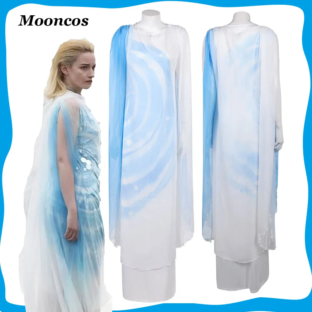 

Фантастический костюм из фильма Cos Four Shalla-Bal, женское синее платье, костюм для ролевых игр, женский карнавальный костюм на Хэллоуин