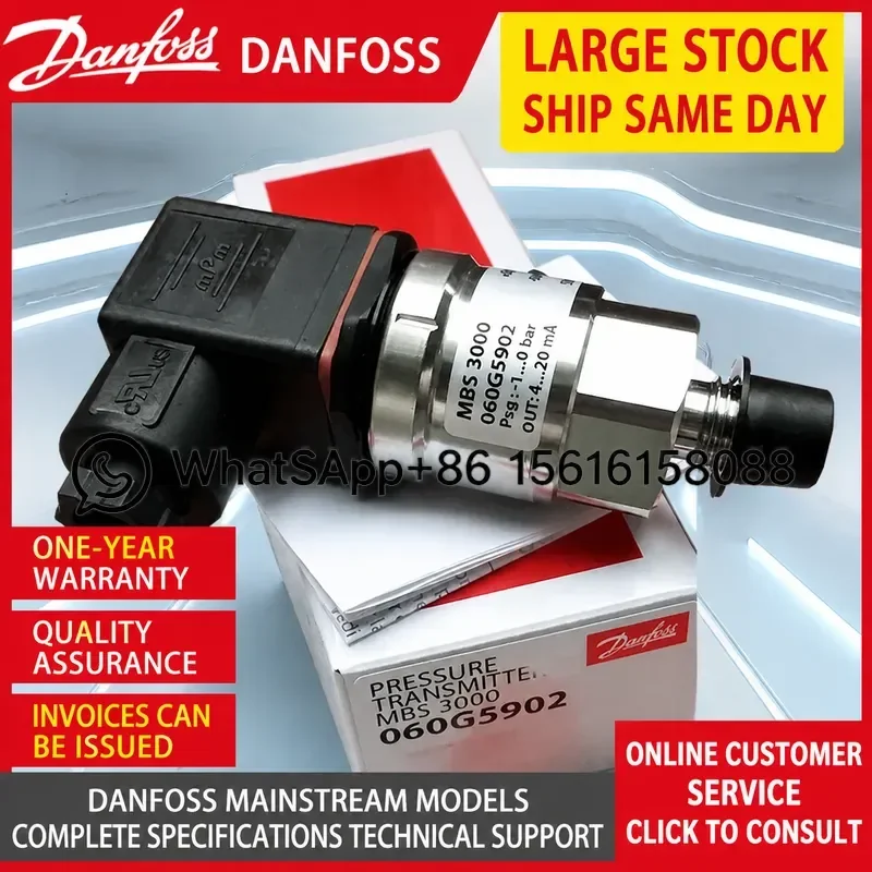 danfoss-mbs3000-pressure-transmitter-060g6765-6834-6621-6132-6610-5092-industrial-sensor-high-precision-gauge-for-hvac