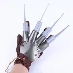 Horror Halloween Cosplay rękawiczki Movie Freddy Krueger Handwear stroje imprezowe rekwizyty