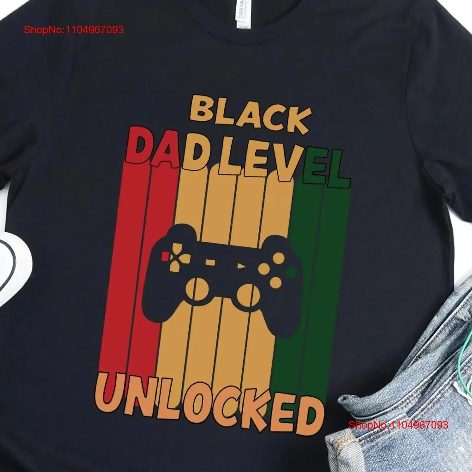 

Dad Level Unlocked Retro T Shirt Pregnancy Announcement For Husband New Outfits Gamer Daddy Funny vintage Washed