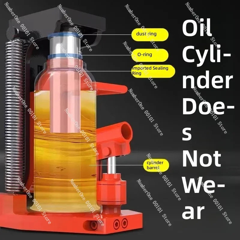 10T 20T Hydraulic Claw Jack Heavy Duty Duck Bill Vertical Cross Top Low Profile Aluminum Cylinder Oil Pressure Crane Lift