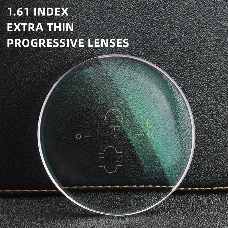 1.61 Progressive Free Form Lenses Multi Focus Without Line  Distance Reading Use Extra Thin Anti Reflection