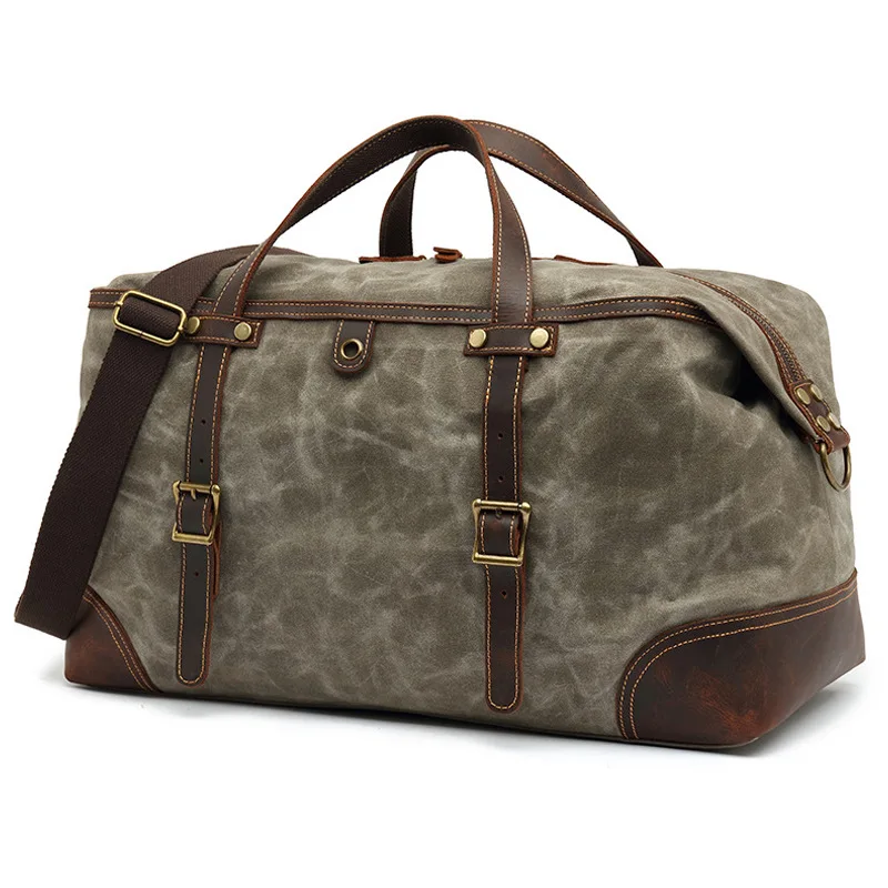 جديد ريترو سعة كبيرة حقيبة يد للسفر ريترو سعة كبيرة حقيبة يد اللون حجب موضة عادية قماش السفر حقيبة وظيفية