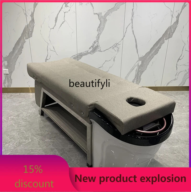 

Water Circulation Thai Style Shampoo Chair with Fumigation Hair Cosmetology Shop Barber Shop Salon Bed Hair Salon