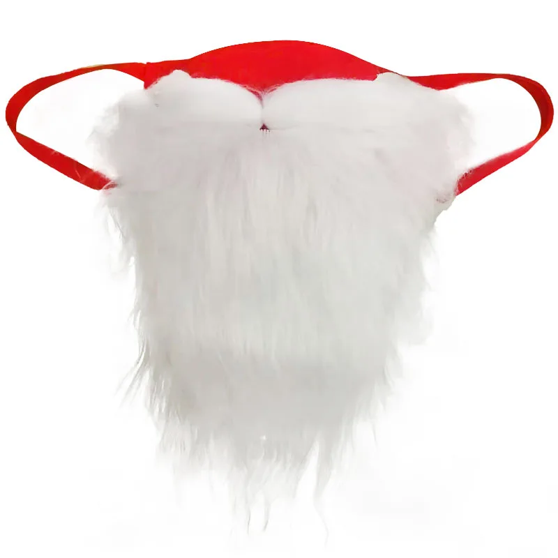 

Santa Claus mask cute Christmas autumn winter cotton thickened 3D cartoon party washable new year cotton mask