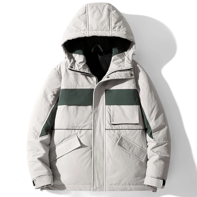 Thickened Warm Down Jacket Windproof Roupas Masculinas Comfortable Men Clothing High Quality Parkas Casacos De Inverno Masculino