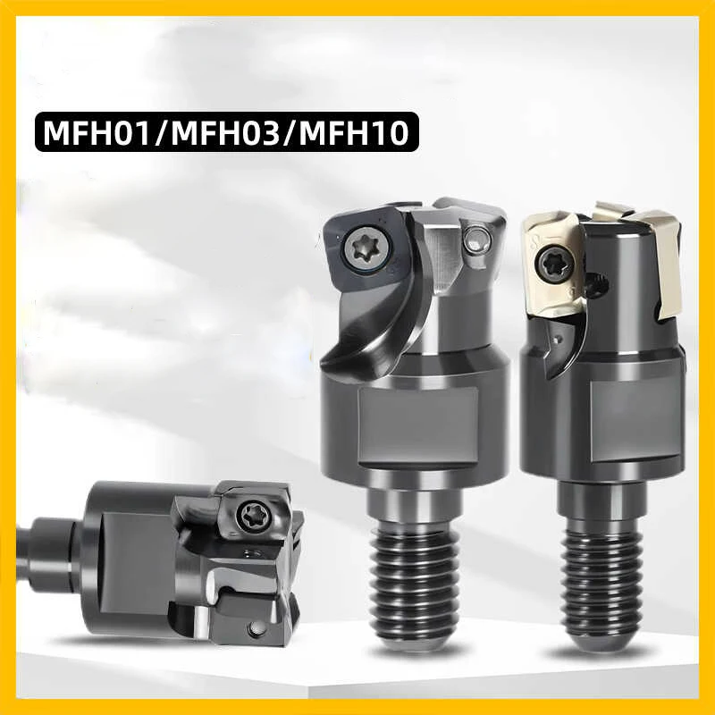 

MFH 01 03 10 MFH03 Lock teeth 10-35 Replace Kyocera Fast-forward feed milling cutter for LPGT010210 LOGU030310 SOMT100420 insert