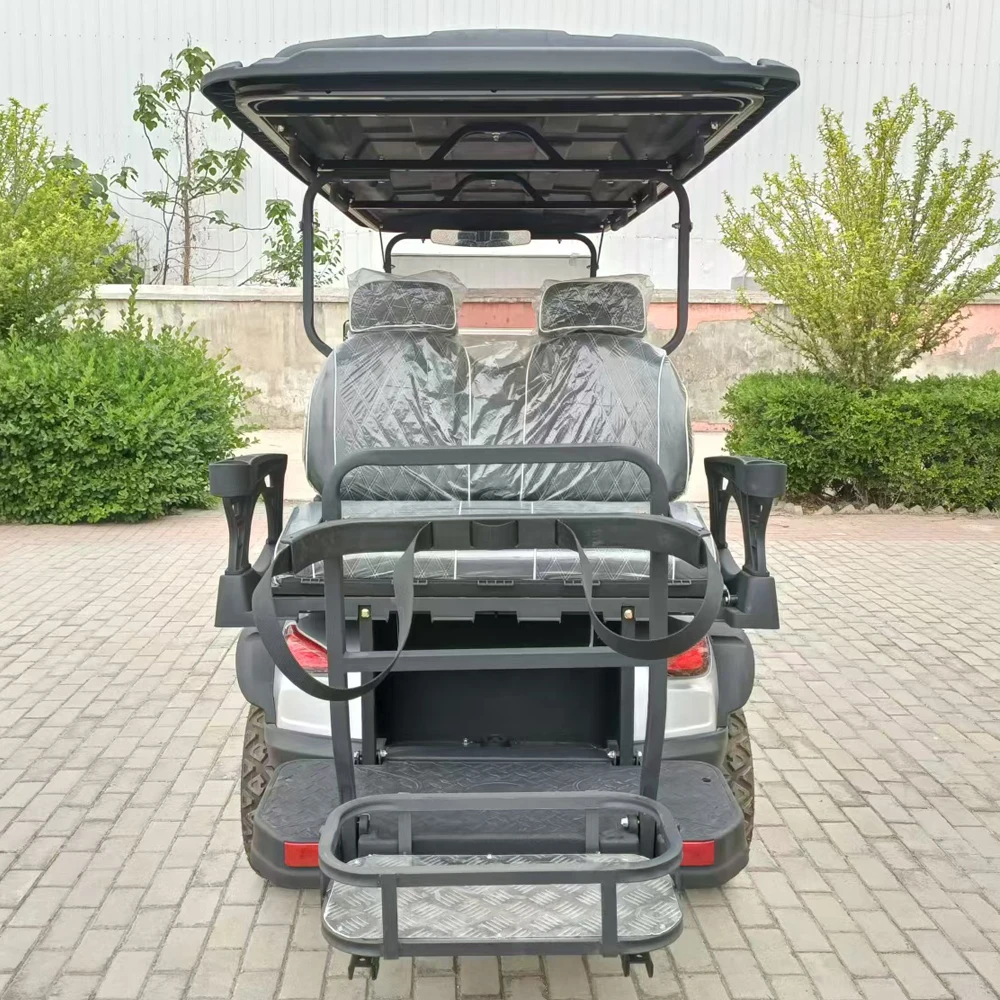 Newly Designed Hot Selling 4+2 6 Seat 4000W 5000W 7000W Super Torque Anti Rollover Electric Golf Cart