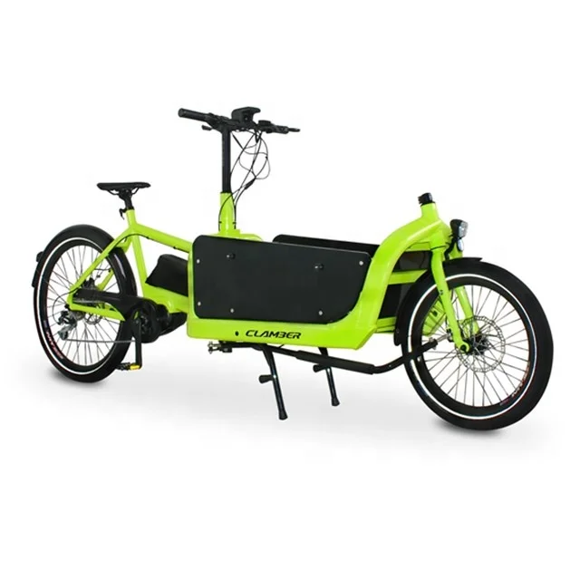 

CLAMBER NEW 2 wheel Electric cargo bicycle long john transport bike for last mile delivery CHEETAH