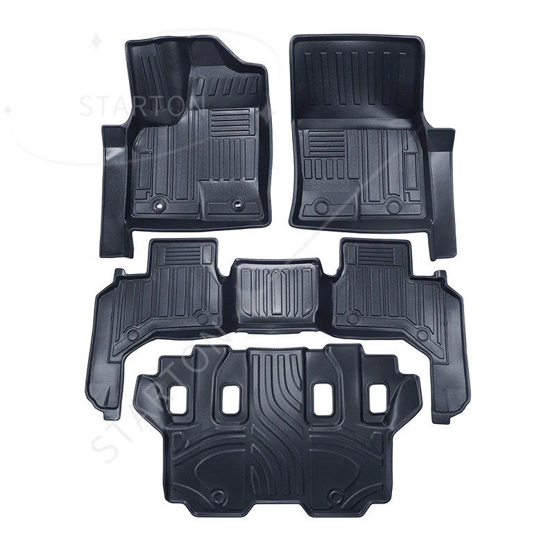 Waterproof TPE Floor Mats or Trunk Mat for Toyota Land Cruiser 300 LC300 VXR/GXR All-Weather Custom Fit Anti-Slip