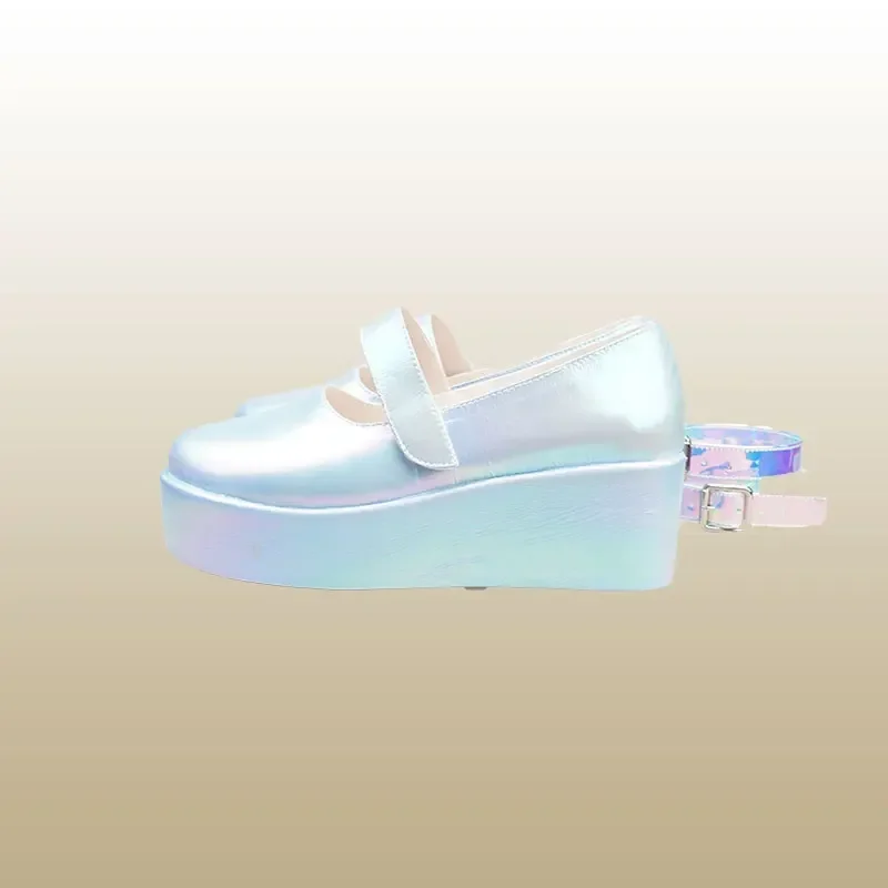 KAngel Cosplay Schoenen Game NEEDY GIRL OVERDOSE PU Lederen Schoenen Halloween Carnaval Laarzen Cosplay Props Custom Made