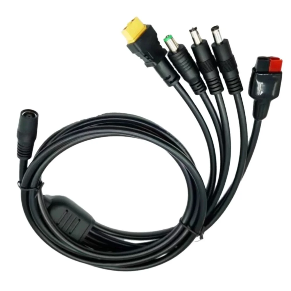 DC7909 Female to Solar Charging Cable 1.5m Pure Copper PTFE for Digital Cameras Outdoor Adventures Professional Use