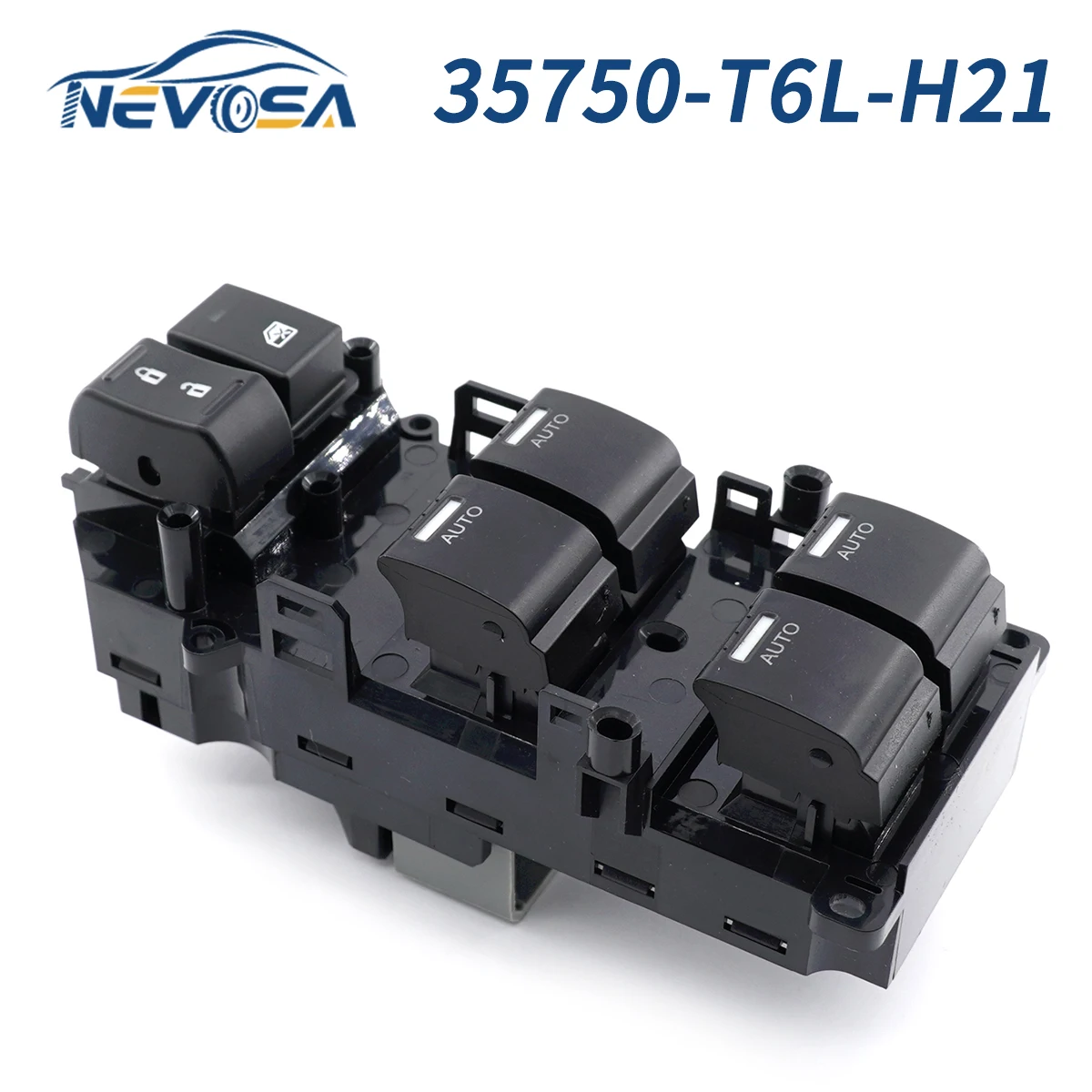 NEVOSA 35750-T6L-H21 Front Left Side Electric Power Window Control Switch For Honda Spirior 2015 2016 2017 2018 35750T6LH21