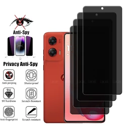 4Pcs For Motorola Moto G Stylus 5G 2024 Glass Moto G Stylus 5G 2024 Screen Protector 9H Anti-Spy Privacy Glass Moto G Stylus 5G