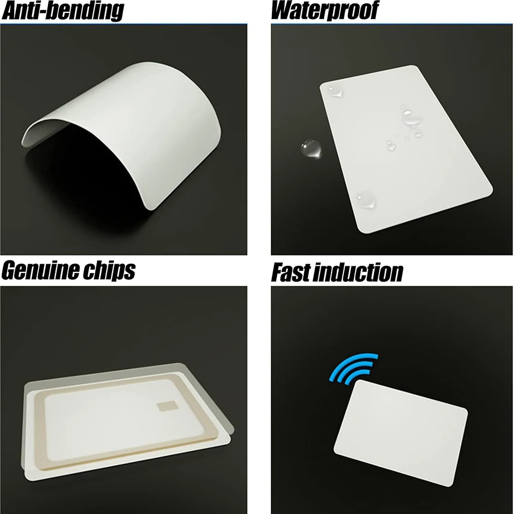 RF LF 125kHz T5577 card tag,suitable for hotel entrance doors,access control elevator keys compatible with HID/TK4100/E4100