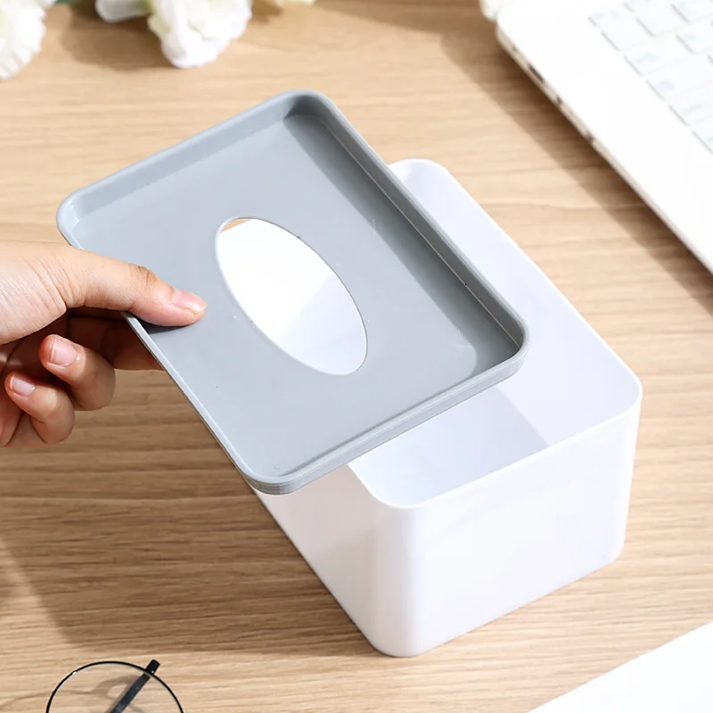 Multifunction Tissue Box Can Be Hung Toilet Paper Box Napkin Holder Case Simple Stylish Home Dormitory Tissue Paper Dispenser