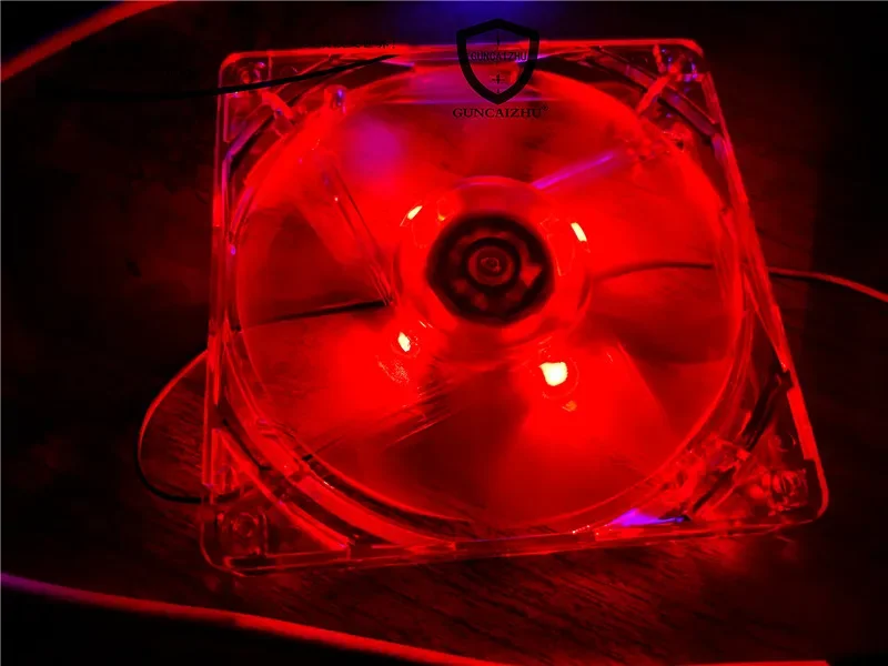 pa Brand- silent 12020 12CM chassis LED emitting 12V low speed 120*20MM cooling fan 120*120*20MM