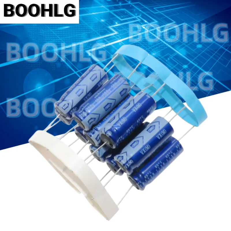 5pcs aluminum electrolytic capacitor 100V 100UF 100UF 100V 10X27 VX axial