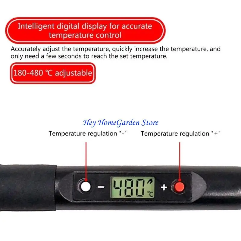 

C63B Electric Soldering Iron 80W LCD Digital Display Adjustable Temperature Soldering