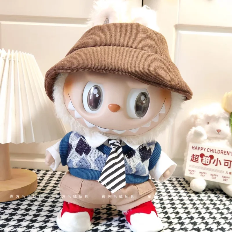 

Только одежда, кулон 38 см, ткань Macaron The Monsters Lafufu Time To Chill, аксессуары для кукол, рождественские подарки