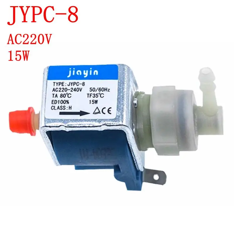 Electromagnetic Solenoid Pump for Irons JYPC-8 220V To 240V 15W Steam Mop Garment Steamer Coffee Machine Valve Parts