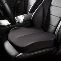 Almohadilla de asiento de aumento de coche, almohadilla embellecedora para los glúteos, espuma viscoelástica, recuperación lenta, transpirable, cómoda almohadilla de asiento, de una sola pieza