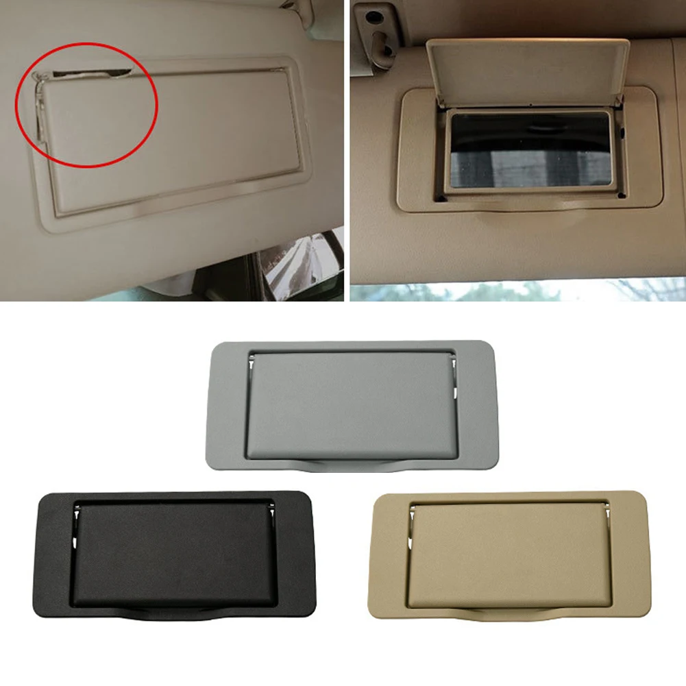 Left Right Car Sun Visor Shade Interior Makeup Cosmetic Mirror Cover For Mercedes For ML GL R Class For W251 W164 X164