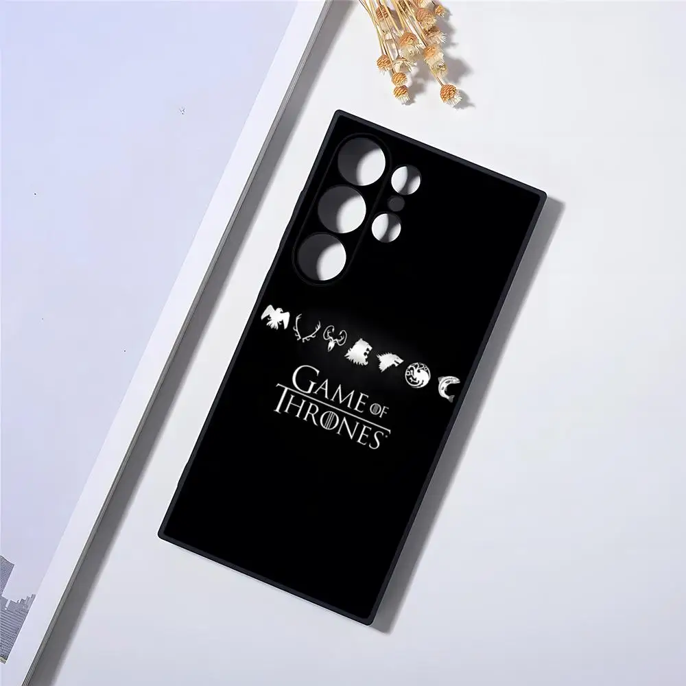 Set G-Game Of T-Thrones Phone Case For Samsung S24 Ultra S23 Fe S22 S20 S21 Plus Galaxy A54 A34 A24 A53 Note 20 Cover