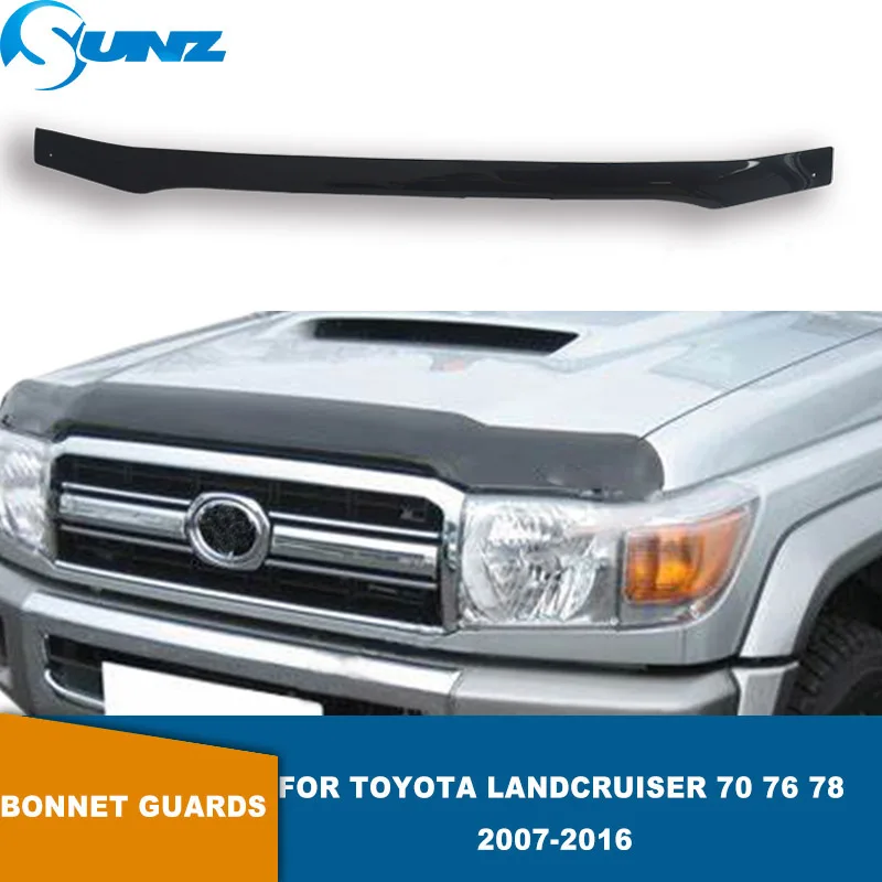 

Car Bonnet Guard For Toyota Landcruiser 70 76 78 Series 2007 2008 2009 2010 2011 2012 2013 2014 2015 2016 BugShield Tinted Guard