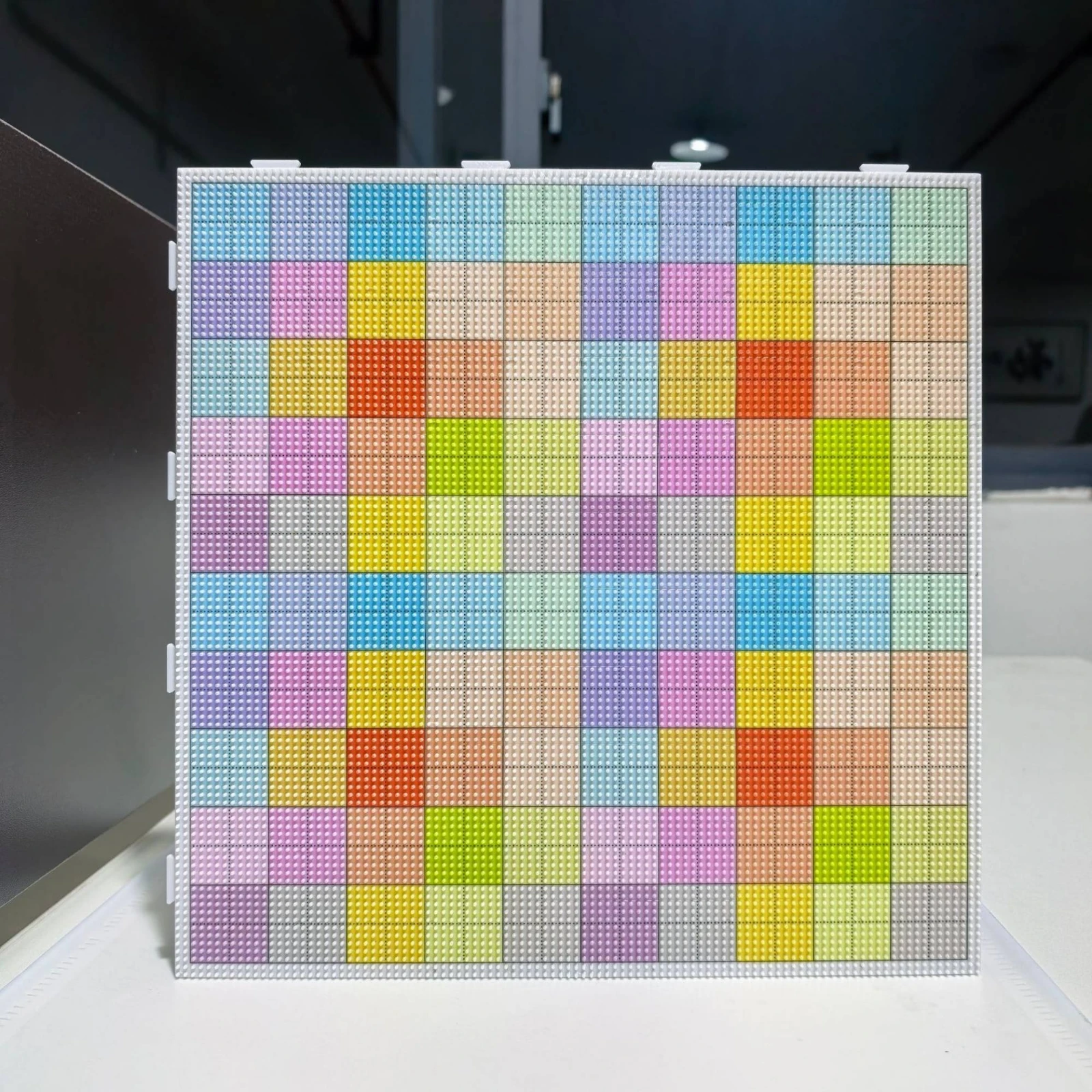 Square Bead Pegboard Heat-Resistant Square Bead Board Craft Supply Reinforced Fine Grid