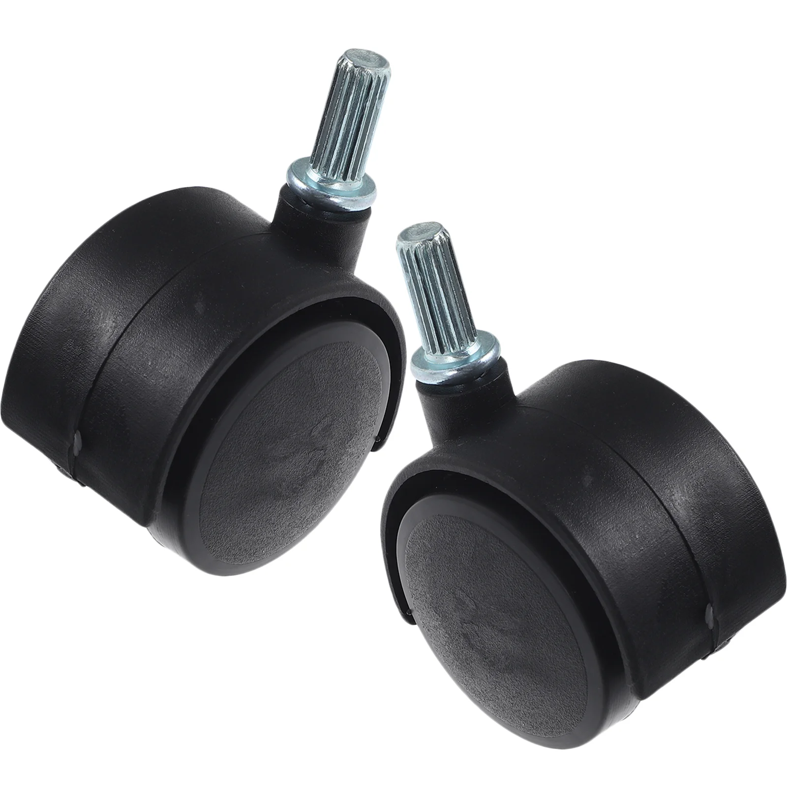 2 Pcs Clothes Drying Rack Pulley Wheels Home Caster Stem Replacement Laundry Cart for Furniture Casters