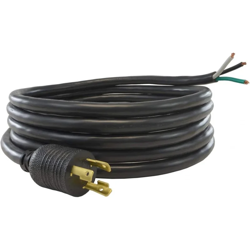 

29139-180 15-Feet Locking Power Cord for Model L6-30P to Model SJTW 10/3, 30-Amp, 250-volt