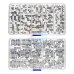 15Kinds 150PCS 5X20MM Fast-blow Glass Tube Fuses Car Ceramic Fuse Tube Assorted Kit 5*20 with Box fusiveis 0.1A-30A Household