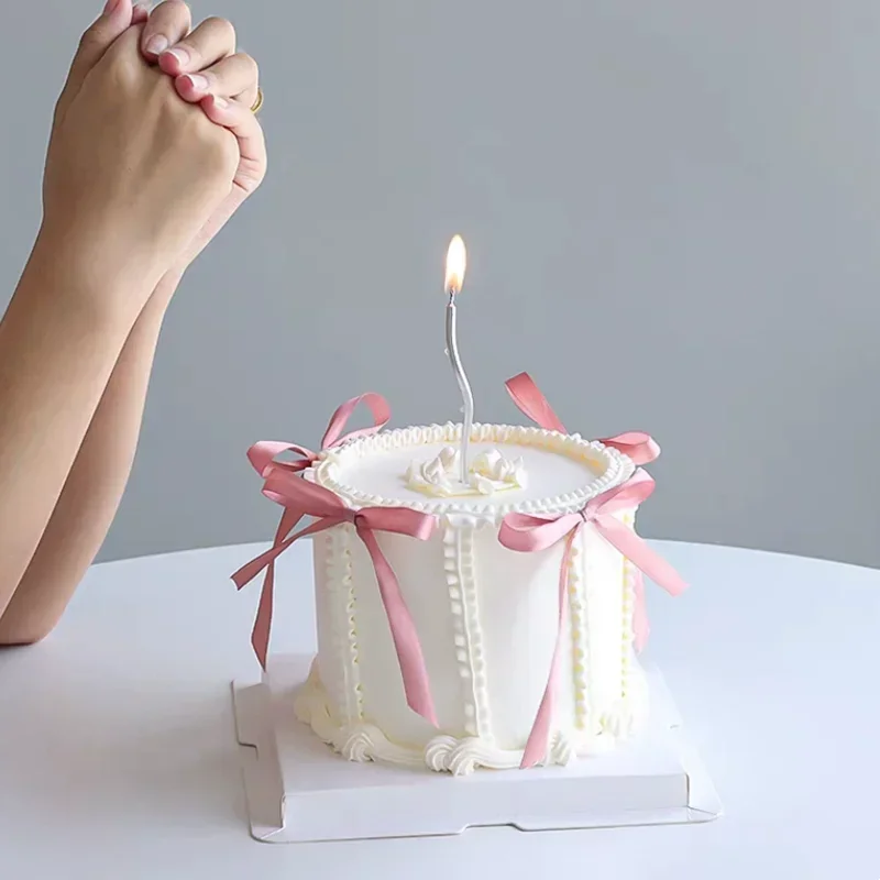Fake Birthday Cake Nude Embryo, 6-inch Simulated Cake Model, Showcase in The Window, Wedding Party Decoration, Photography Props