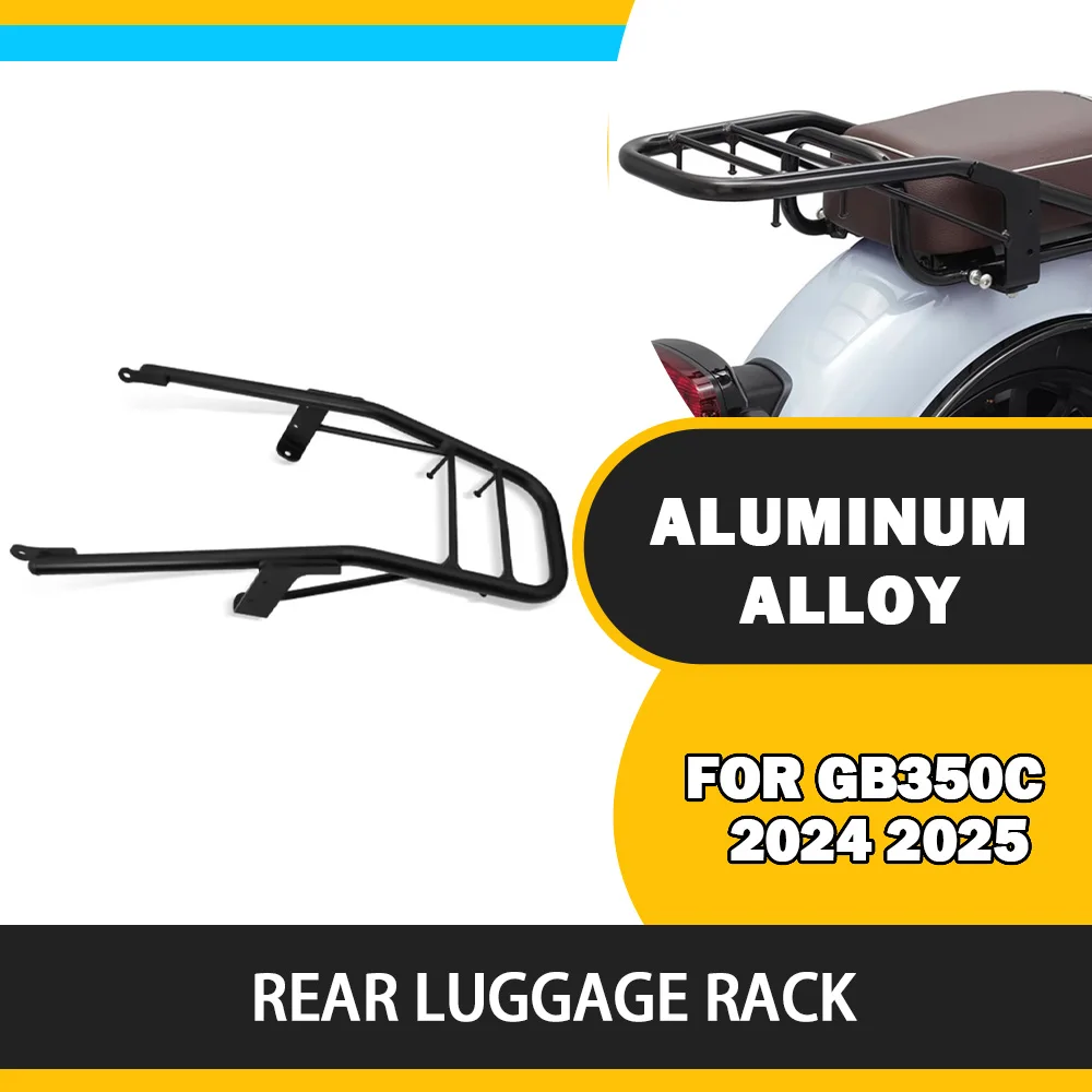 FOR GB350C GB 350C 2024 2025 Motorcycle Rear Detachables Backrest Luggage Rack Cargo Support Holder Bracket Cargo Tail Rack