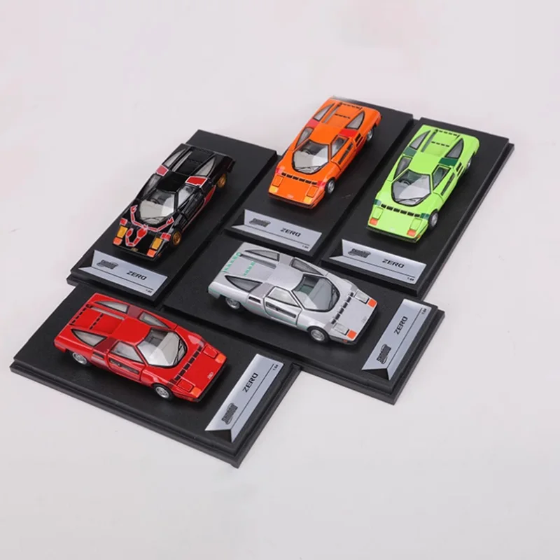 

SHADOW 1:64 Scale Alloy Scissor Door Sports Car Model Diecast Classic Simulation Toy Static Model Collection Gift Ornament