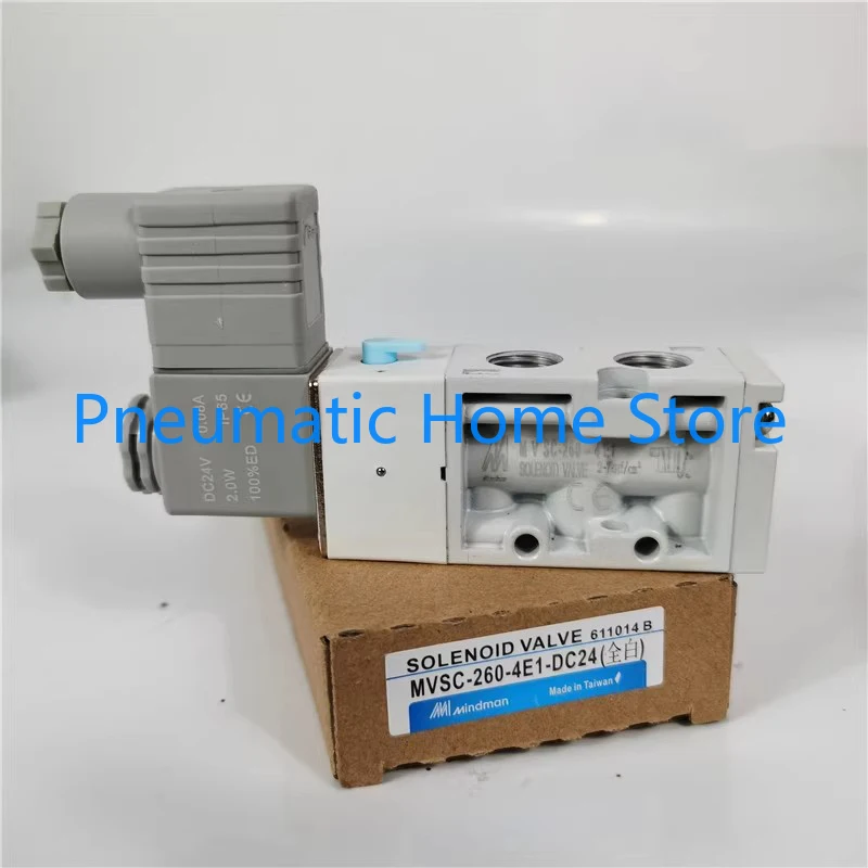 

Mindman Directional Control Valve Two-Position Five-Way Solenoid Valve MVSC-260-4E1 AC220V AC110V DC24V