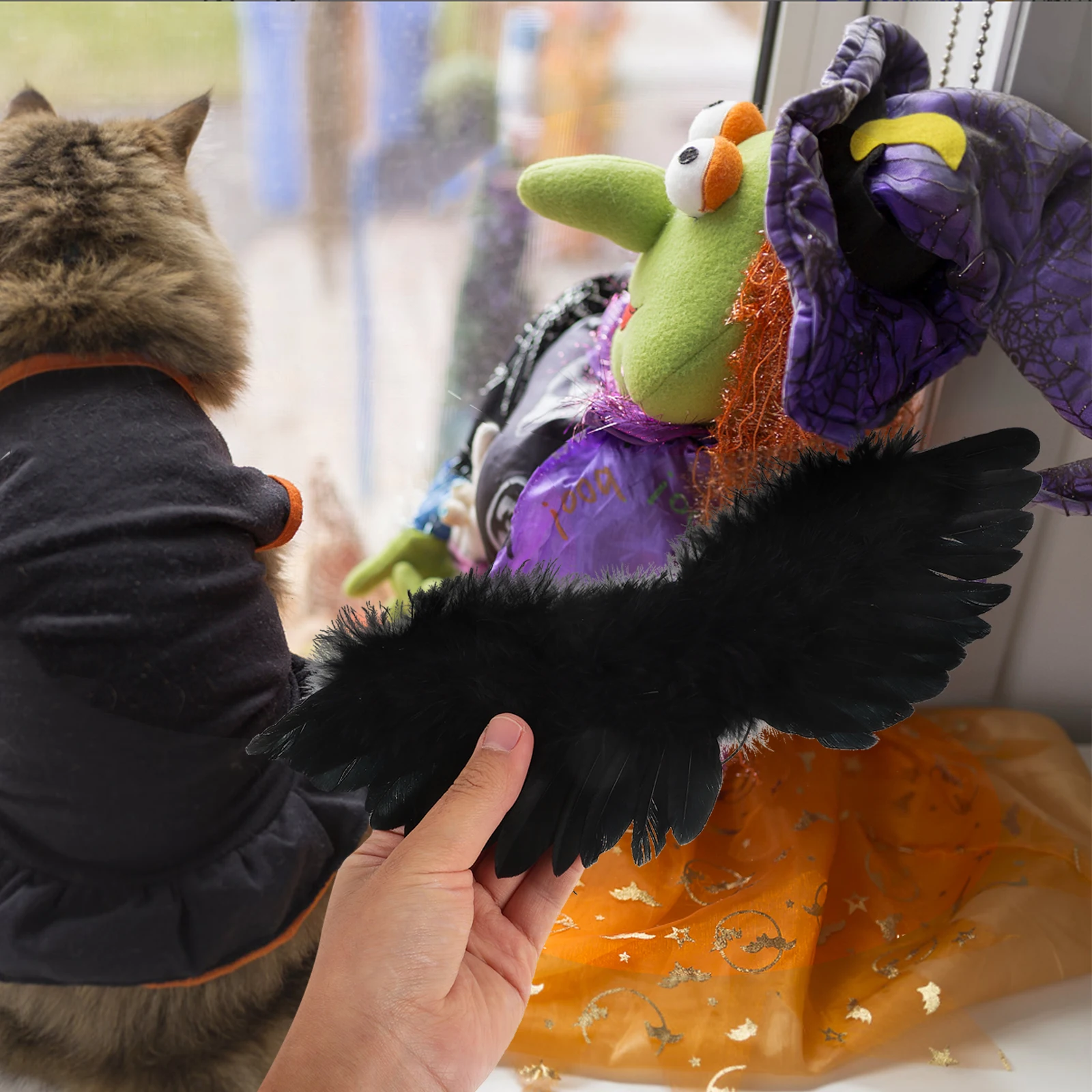 

2 Pcs Wing Props Festival Costume Wings Decorative Halloween Accessories Cosplay